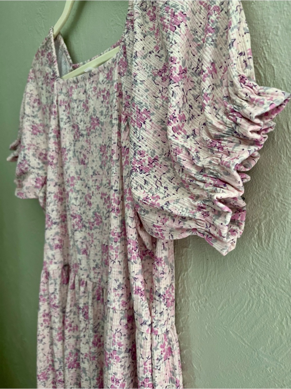Floral 'STELLA' SQUARE NECK MIDI DRESS Grace and Joy - Picture 7 of 9